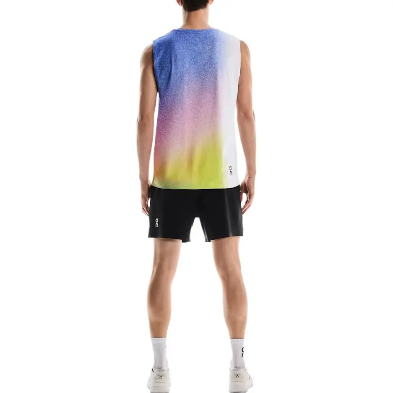 On CourtTank Tank Top Men's White | Indigo-1