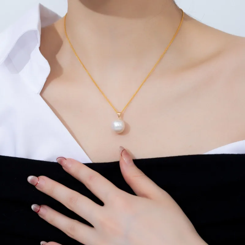 ANGEPERLE Pearl Pendants Women's-1