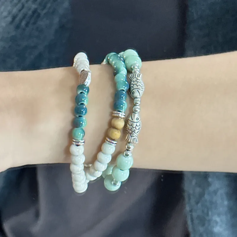 Mù Shàng Yún Yě Ceramic Bracelets Women's-4