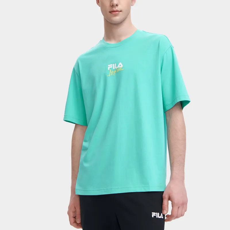 FILA T Shirt Unisex Verdant Light Green-4
