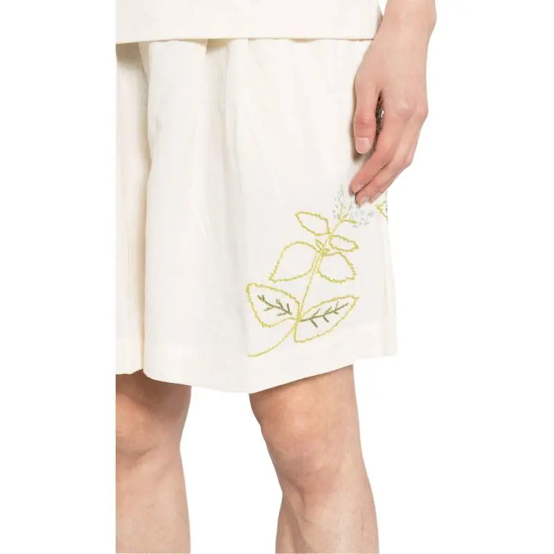 Story Mfg Bridge Floral embroidered Shorts-4