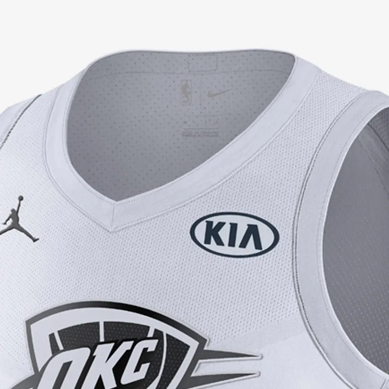 Jordan Basketball Jerseys Men's White-2