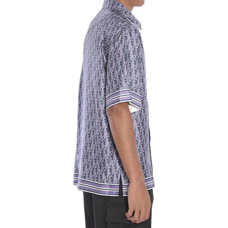 DIOR Shirts Men Blue-3