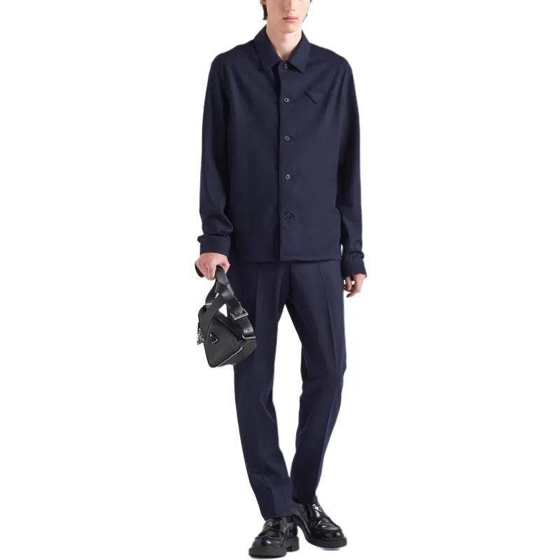 PRADA Shirts Men Blue-1