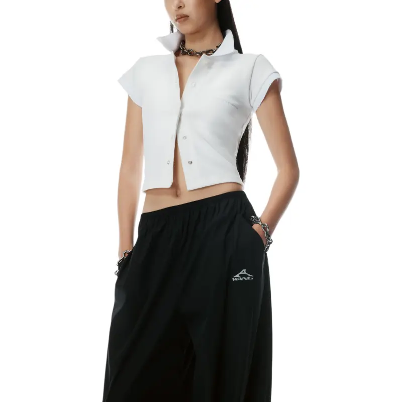 T By Alexander Wang Warm Up Pants Black-1