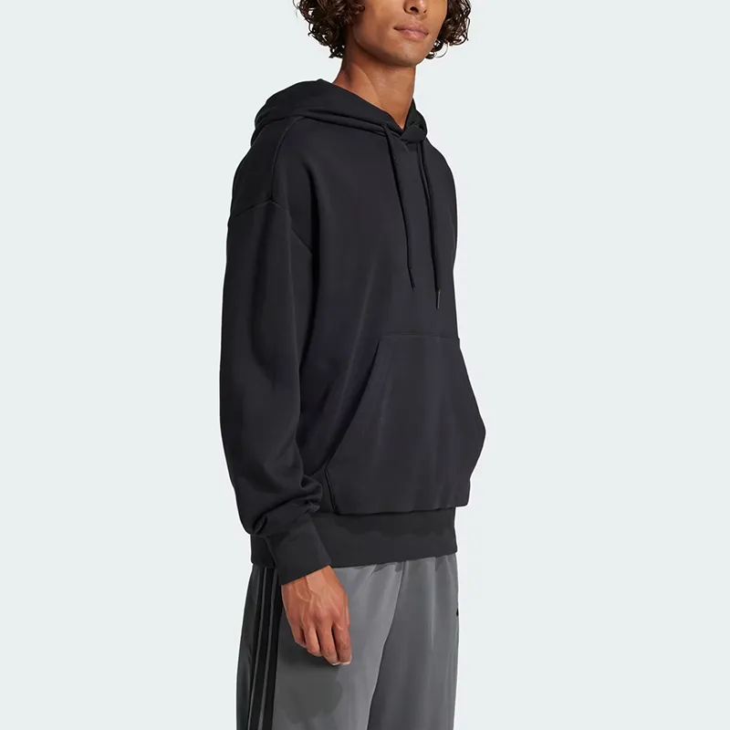 Adidas Free Shipping With AdiClub Essentials Loose Fit 3 Bar Logo French Terry Hoodie-3