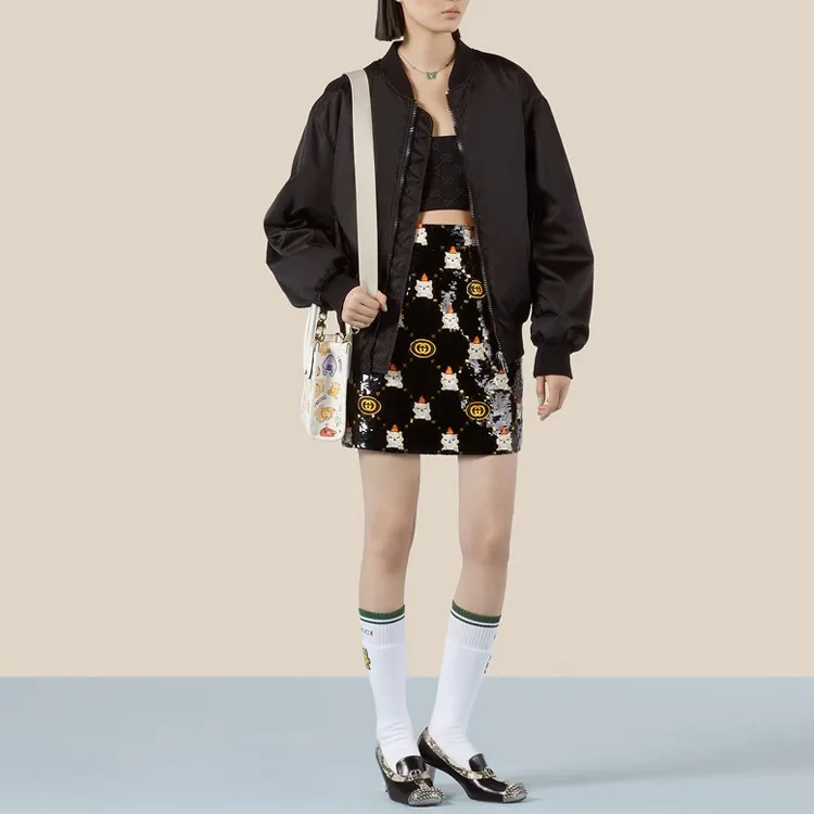 GUCCI Jackets Women's Black-2