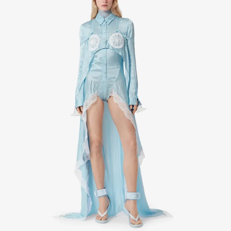 Burberry SS23 Jumpsuit Women's Glacier Blue-1