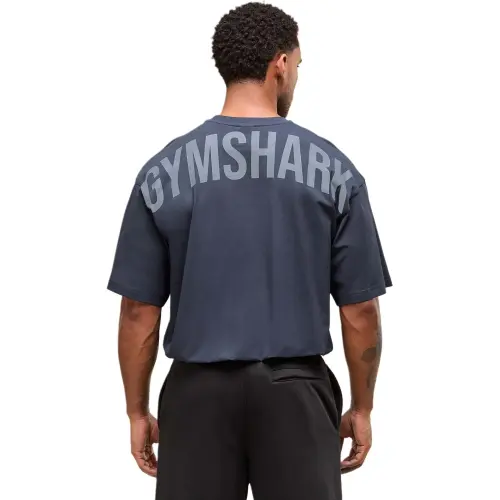 GYMSHARK Power T Shirt Men's Dark Blue
