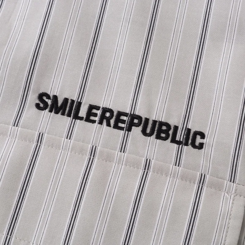 SMILEREPUBLIC Shirt Unisex Gray-3
