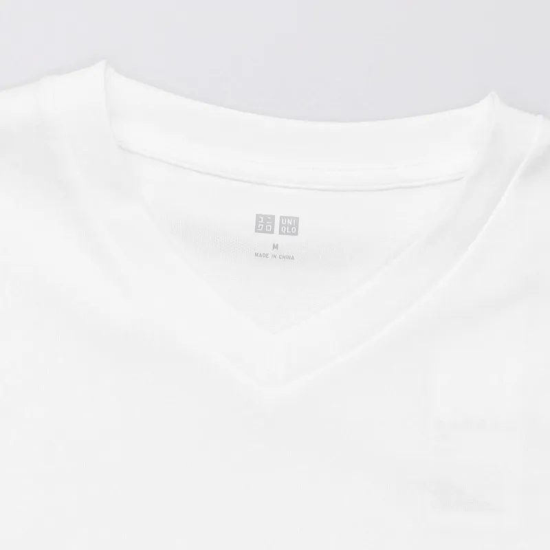 UNIQLO Drop Shoulder Sleeve T-Shirt Men's White-3