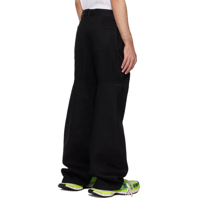 WE11DONE SS24 Jeans Men's Black-5