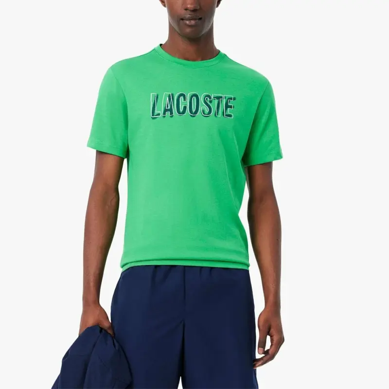 LACOSTE T Shirts Men Green-1