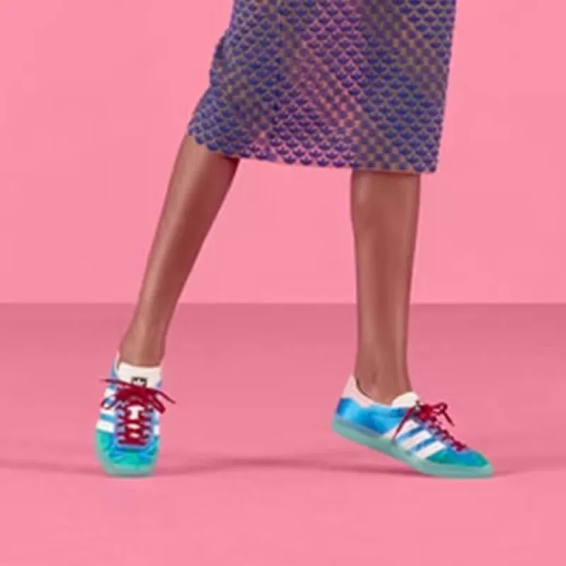 GUCCI X Adidas Gg Tulle Skirt Blue-2