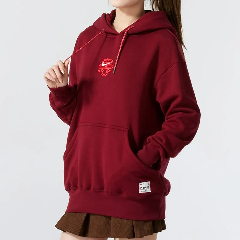 Nike Sportswear AS W NSW OS PO HD Sweatshirt Women's Dark Red-4