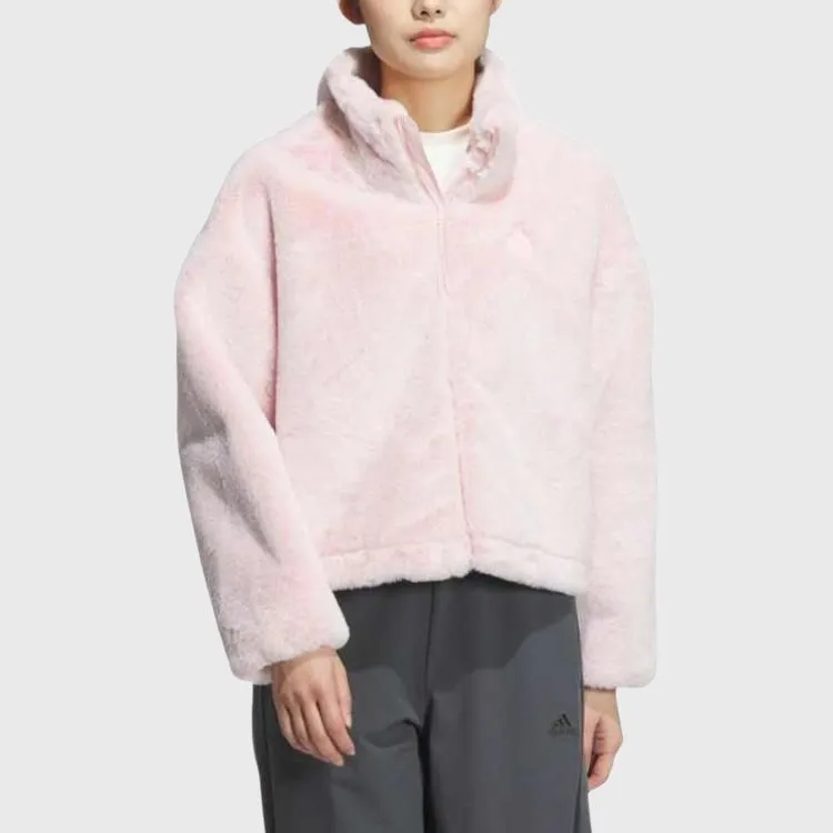 Adidas Velvet feel Coat Women's Pink-2