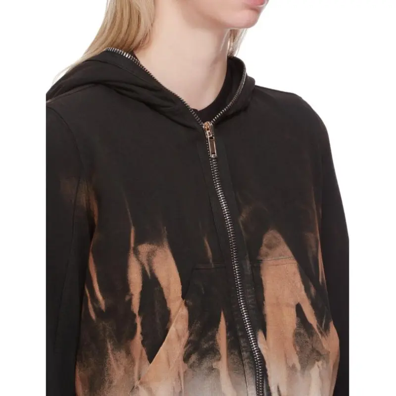 Rick Owens DRKSHDW Small Gimp Hoodie 'Black/Terra'-4