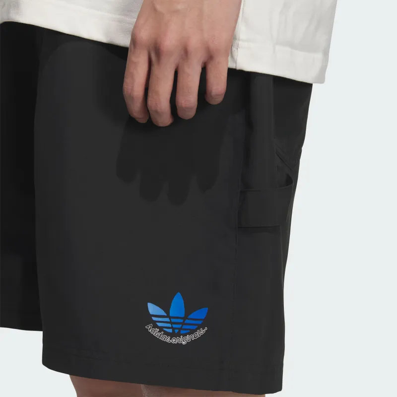 Adidas Originals CITY SKATE Sports Shorts Men's Black-4