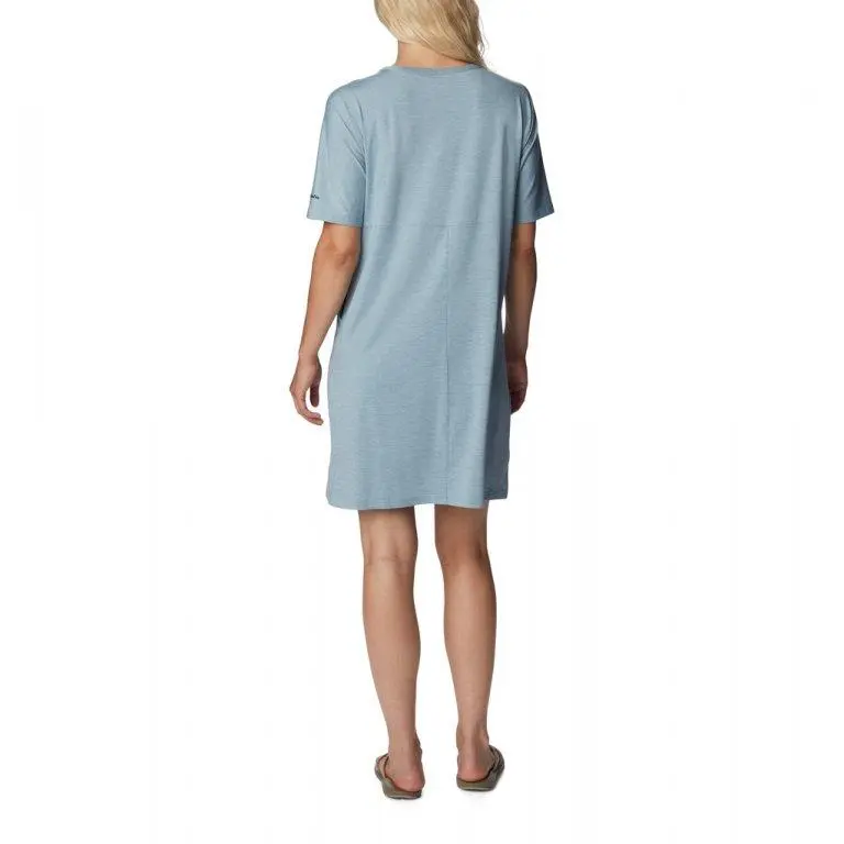 Columbia Short Sleeved Dress Women's Blue-3