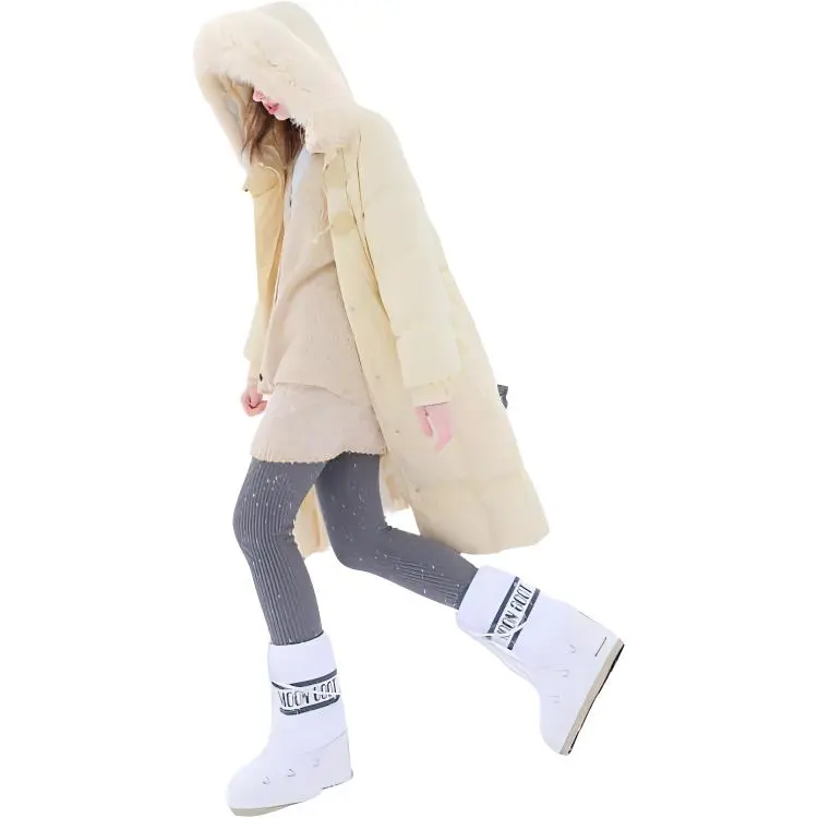 3COLOUR Down Jacket Women's Yellow Cream-1