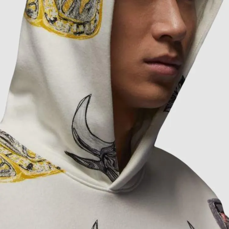 Jordan Brooklyn Sweatshirt Men's Sail White-3