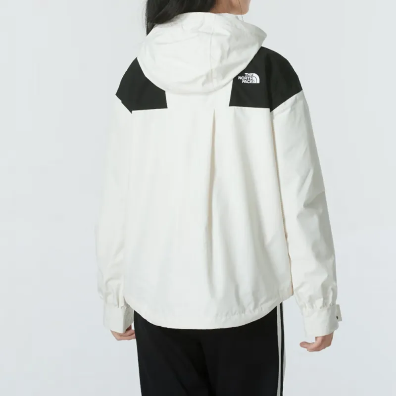 THE NORTH FACE City Outdoor Collection Windbreaker Jackets Women's Dune White-4