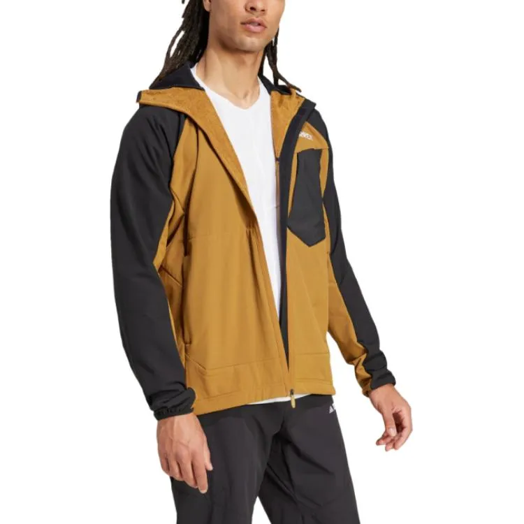 Adidas Free Shipping With AdiClub Terrex Xperior Softshell Fleece Hooded Jacket-1