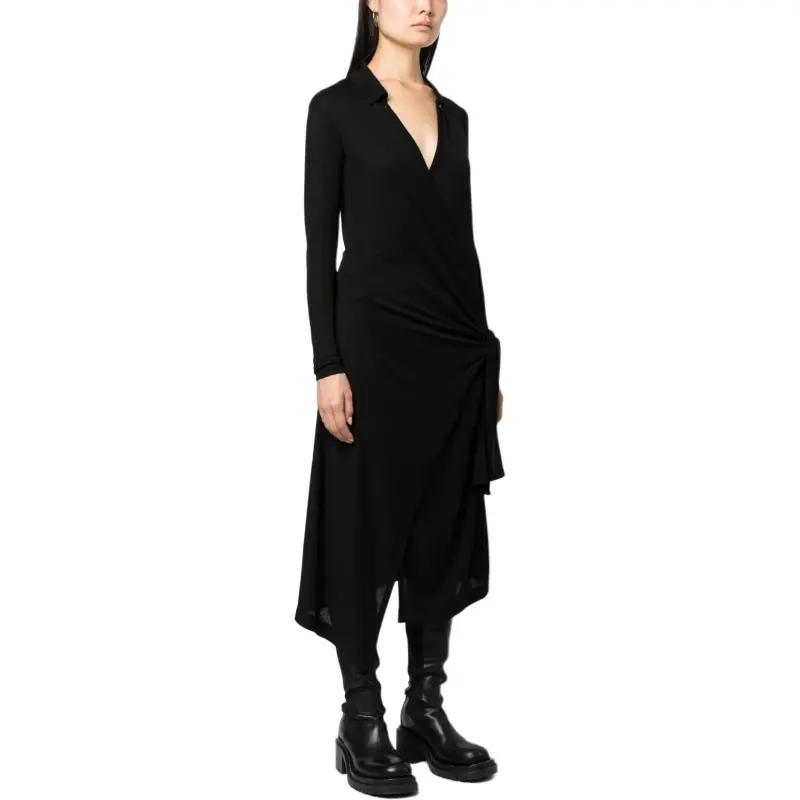 DIESEL Long Sleeved Dress Women's Black-2
