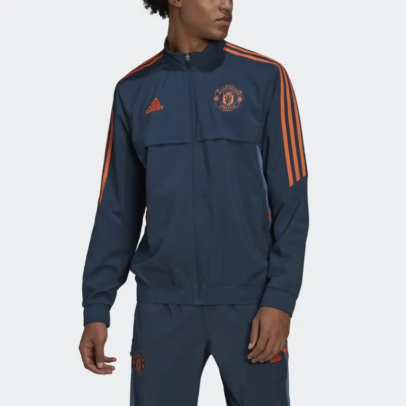 Adidas MANCHESTER UNITED THEATRE OF DREAMS CONDIVO 22 Jackets & Coats Men's Marine Blue-1