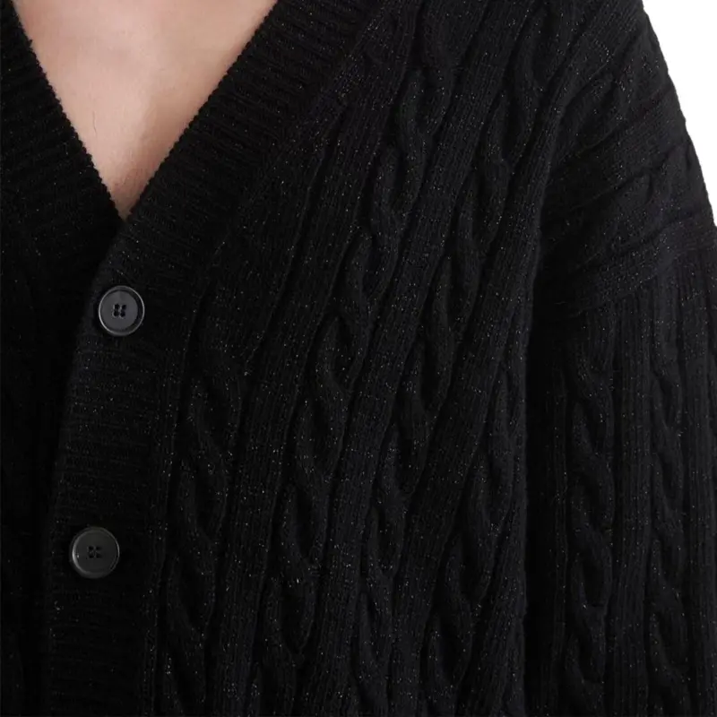 PRADA SS23 Cashmere Sweater Men's Black-4