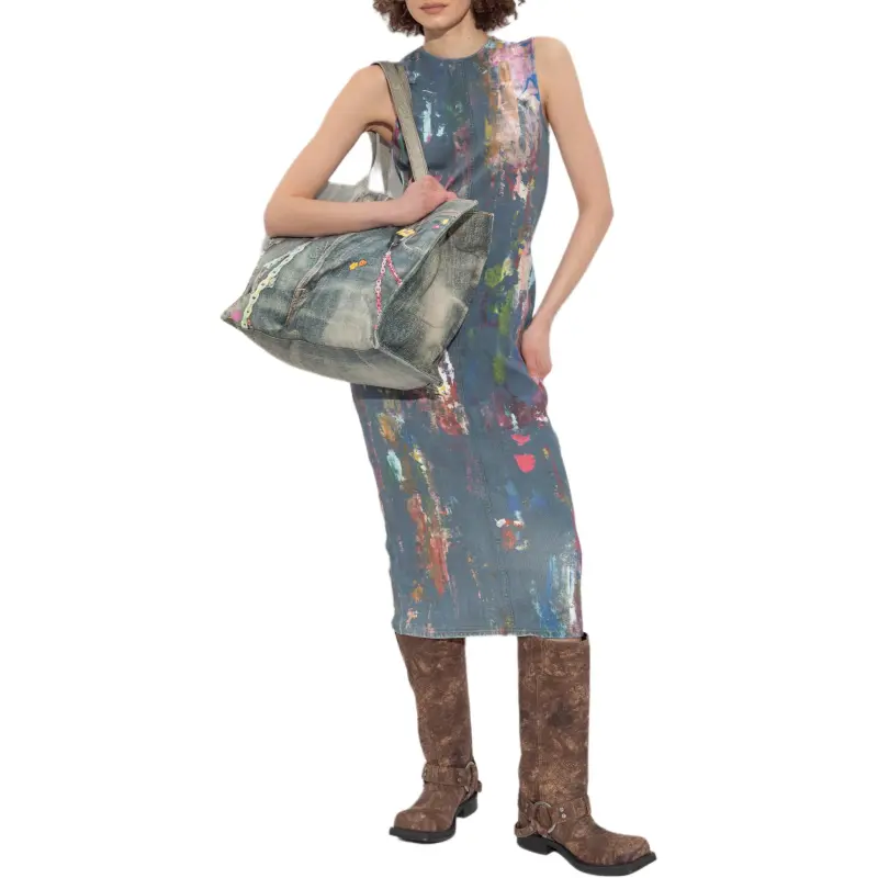 Acne Studios Sleeveless Dress Women's Blue-1