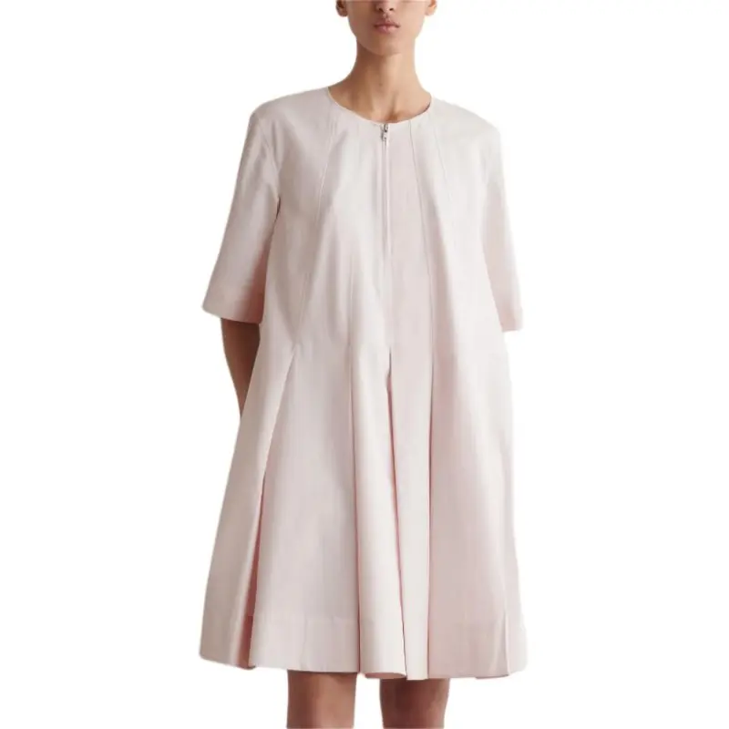 COS Short Sleeved Dress Women's Pink-3