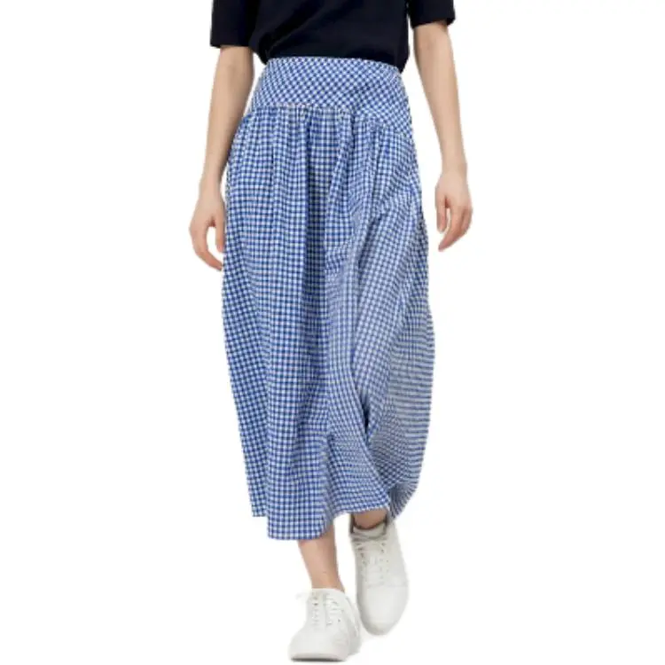 UNIQLO Casual Long Skirts Women's Royal Blue-5