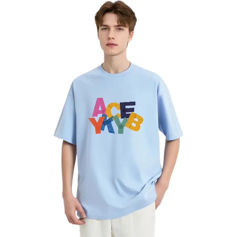 YK&YB T Shirts Unisex Sky Blue-3