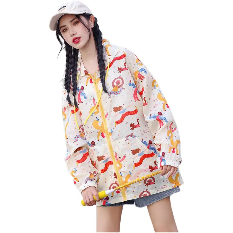 Mu Xiao Xin Cropped Coat Women's Multicolor-3