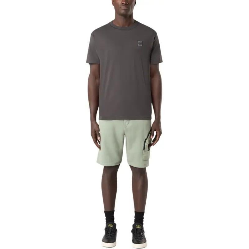STONE ISLAND Fissato Garment Dyed T-Shirt-1