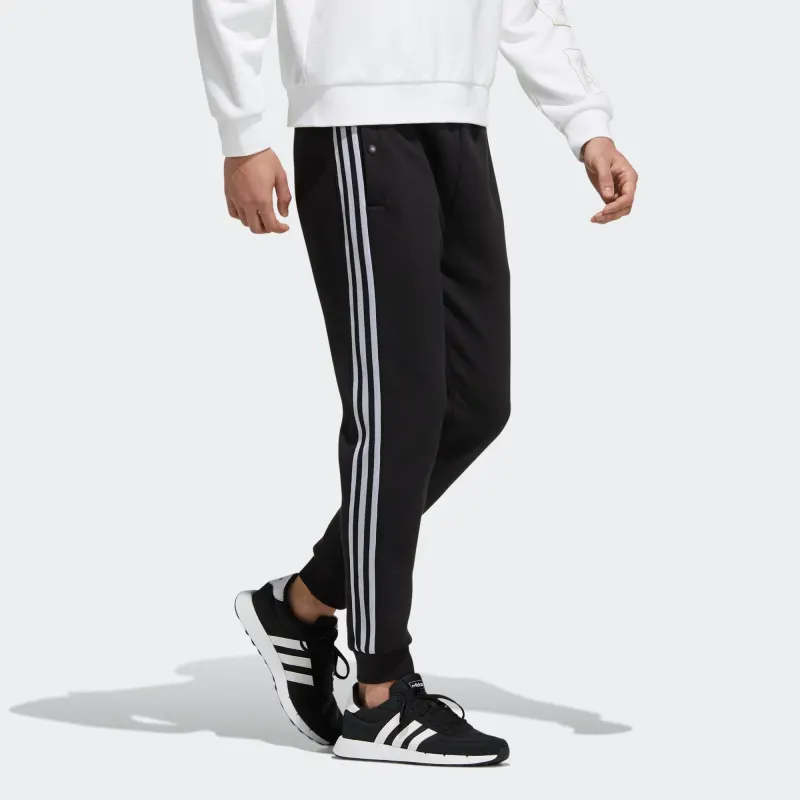 Adidas Neo Knitted Sweatpants Men's Black-4