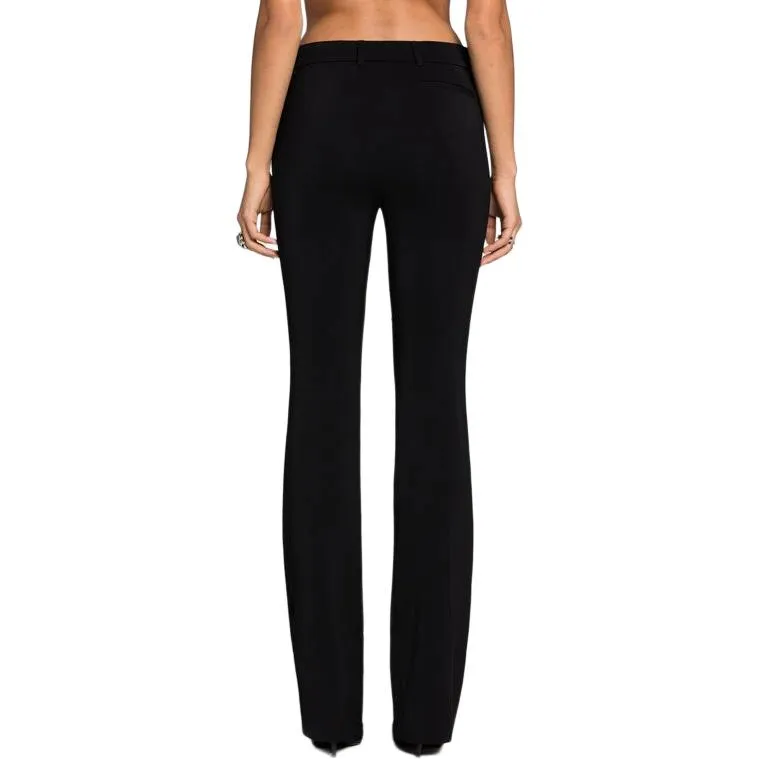 Roberto Cavalli High waist Flared Wool Trousers-2
