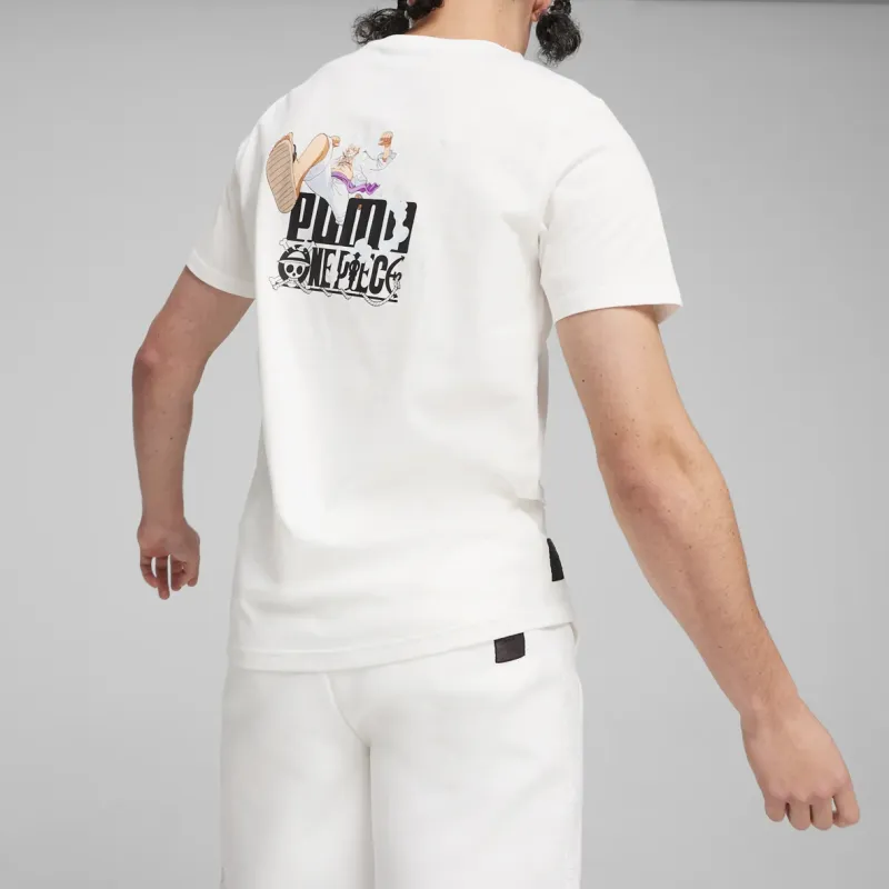 PUMA x ONE PIECE T Shirt Unisex White-2
