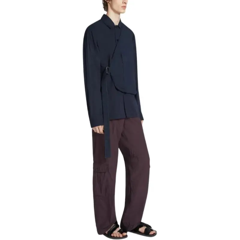 DRIES VAN NOTEN SS25 Tank Tops Men's Marine Blue-4