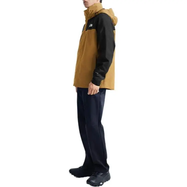 THE NORTH FACE City Outdoor Collection Waterproof And Windproof Windbreaker Jacket Men's Brown-3