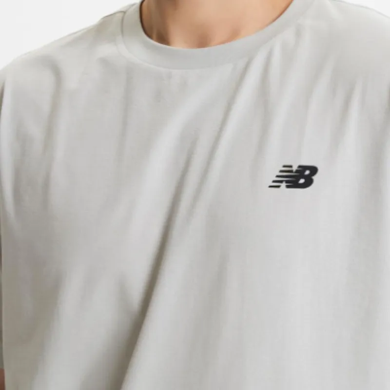New Balance T Shirt Men's Light Gray-3