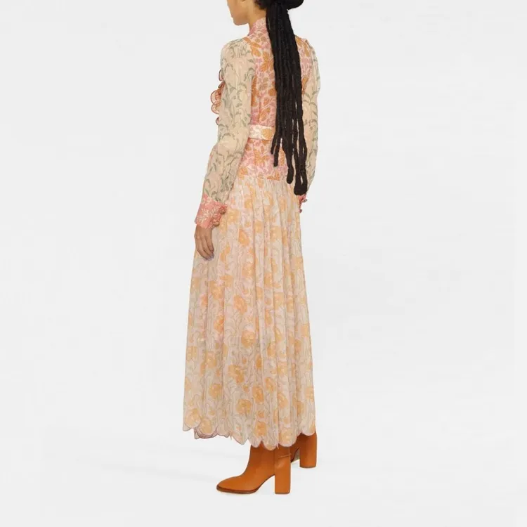 Zimmermann Long-Sleeved Dresses Women's Orange-3