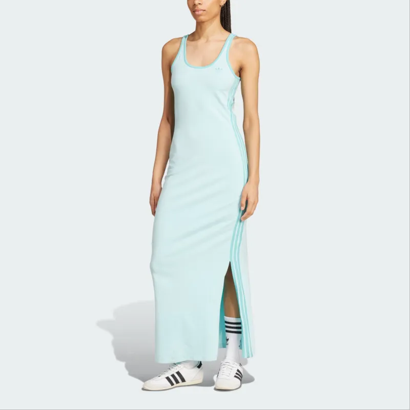 Adidas Originals Adicolor 3 Stripes Tank Maxi Dress-1