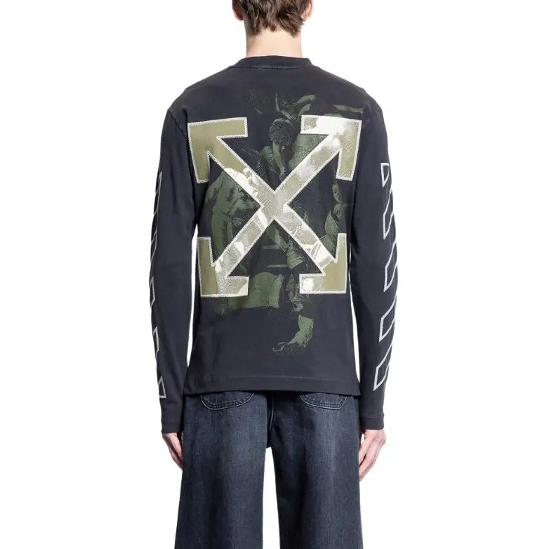 OFF WHITE T Shirts Men Black-1