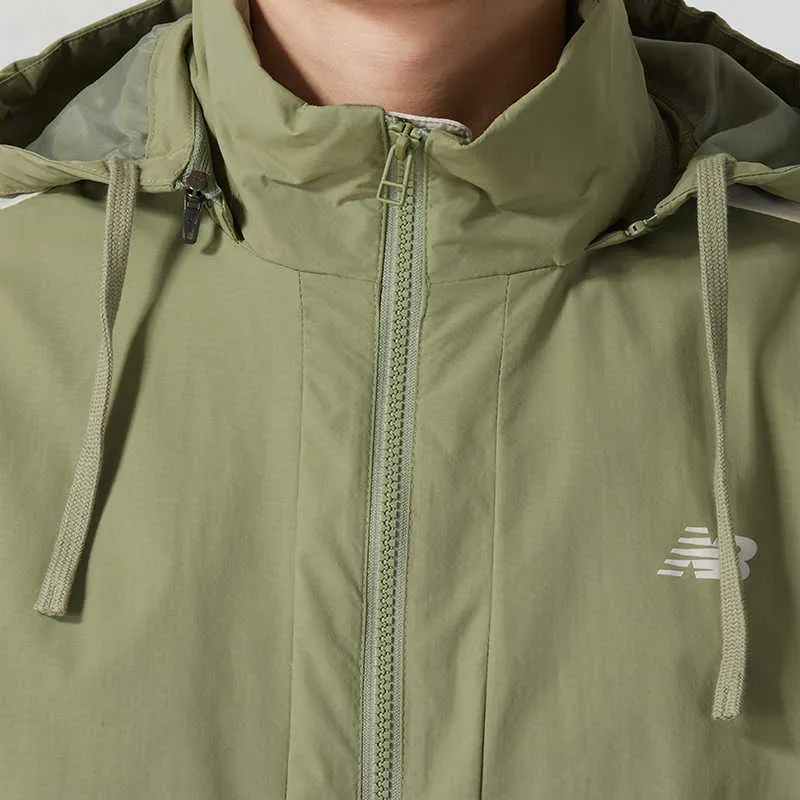 New Balance Sports Life Collection Jacket Unisex White Green-4