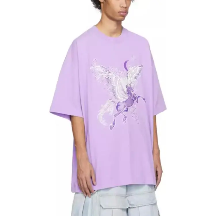 Vetements T Shirt Unisex Purple-4