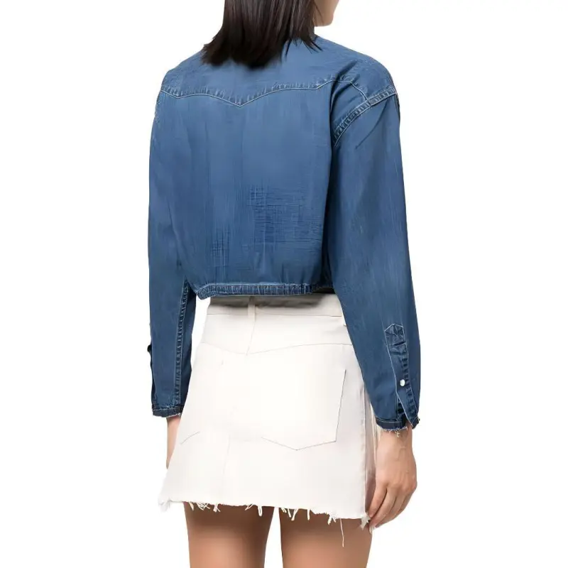 Polo Ralph Lauren Crop Tops Women's Blue-3
