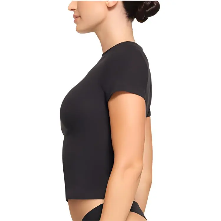SKIMS T Shirt Women's Smoke Gray/SOOT-3