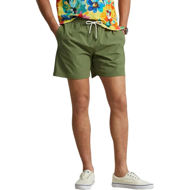 Polo Ralph Lauren Logo Embroidered Drawstring Swim Shorts-2
